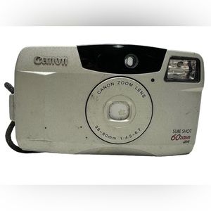 Pre-Owned Canon Sure Shot 60 Zoom Date 35mm Point & Shoot Film Camera
